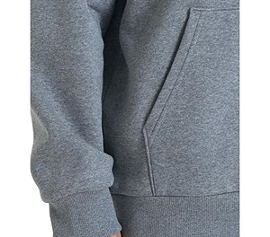 Sweat à capuche zippé intégral 2 voies pour homme, en coton épais, coupe classique, respirant, écologique, avec poches, vierge pour personnalisation - Product Image 5