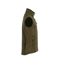 Gilet en polaire vert olive pour sport de plein air, chaud, pour l'hiver, pour l'entraînement des chiens, confortable, pour la chasse et le tir
