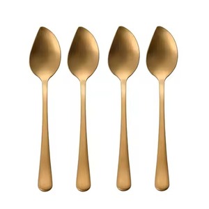 Hotel Restaurant Metal <b>Tea</b> Spoon Stainless Steel <b>Coffee</b> Spoon <b>Sugar</b> Stirring Spoon Dessert Cutlery Premium Quality - Product Image 4