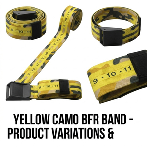 Bandas de Oclusión para Entrenamiento de Flujo Sanguíneo, Bandas de Restricción de Flujo Sanguíneo de Alta Resistencia para Ejercicio y Fitness - Product Image 1