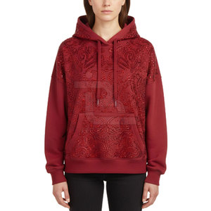 Sweat-shirts à capuche pour femmes avec strass, design personnalisé, haute qualité, basiques, couleur unie, grandes tailles - Product Image 6