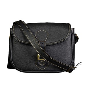 High Quality women's Saddle Bag Wholesale Custom Logo Bags for Women Genuine Leather Vintage Small Crossbody Ladies Handbag OEM - Product Image 2
