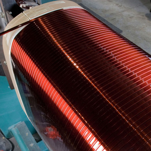 1mm dày bởi 4 mm rộng 200C lớp phẳng tráng men đồng quanh co dây - Product Image 3