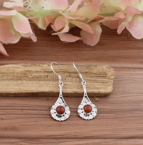 Boucles d'oreilles pendantes turquoise en argent sterling 925, bijoux de luxe pour femmes, occasion de fête, pierre de naissance de décembre - Product Image 4