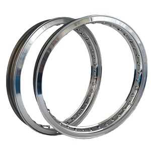 <strong>Akront</strong> Style H 2.50x18 Lightweight High-Strength Alloy Motorcycle Rim | Mirror Polished for Retro Motorcycles - Product Image 2
