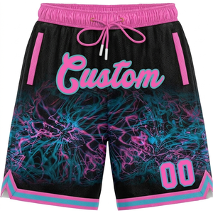 Shorts de sport respirants à séchage rapide, personnalisables avec logo OEM, sublimés, 100% polyester, shorts de basket-ball pour hommes, vente en gros - Product Image 1