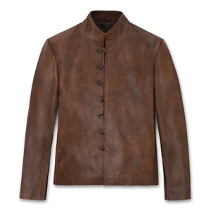 Modern Slim Fit Men <b>Leather</b> <b>Jacket</b> Stylish Comfortable Warm <b>Winter</b> <b>Leather</b> <b>Jackets</b> For Streetwear Fashion - Product Image 5