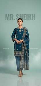 Shalwar Kameez pakistaní de alta calidad para mujer, listo para usar, importado, de calidad, listo para usar, de tela lawn. - Product Image 6