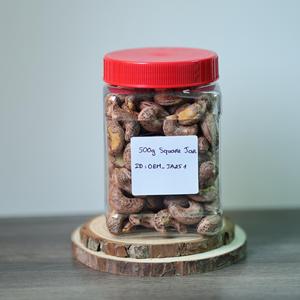 ISO Certified Vietnam Premium Roasted Cashew <b>Nuts</b> Square Jar Unique Buttery Salty Flavor Custom Grade 500g OEM Service Available - Product Image 5