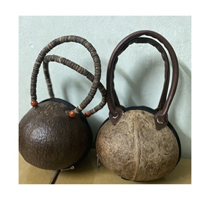 Bolso Vintage de mimbre de ratán de 20cm de diámetro con decoración de conchas marinas para mujer, bolso de playa artesanal a la moda, regalos de recuerdo - Product Image 2