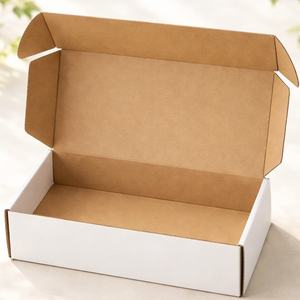 <b>Black</b> Premium Corrugated Mailer <b>Box</b> Foldable Luxury Shipping <b>Box</b> for Gift Packaging & E-commerce - Product Image 6
