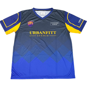 Camiseta Deportiva Personalizada con Cuello en V, Uniforme de Juego de Manga Corta, Camiseta de Club, 100% Poliéster, Ecológica y Transpirable - Product Image 6