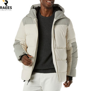 High Neck Stand Collar <b>Puffer</b> <b>Jacket</b> Minimalist Urban Design Padded Bubble <b>Crop</b> <b>Puffer</b> <b>Jacket</b> Elastic Cuffs Streetwear - Product Image 2