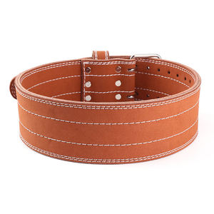 Ceinture de soutien en cuir GAF 7 mm avec boucle pour la musculation et le powerlifting, fermeture antidérapante, option logo personnalisé, légère et robuste - Product Image 3