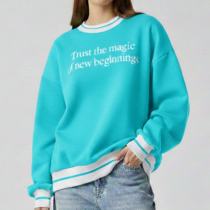 Breathable Features Women Oversized Mock Neck Long Sleeve Fleece Mock Neck Winter Casual Loose Fit Modern Street Fashion Daily - Product Image 1