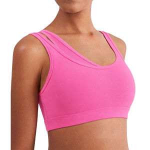 Soutien-gorge de sport pour femme, vêtements de sport, design personnalisé, spandex/nylon, respirant, maintien élevé, personnalisable, fabriqué au Pakistan - Product Image 2