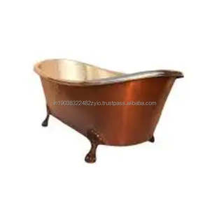 Bañera de Hidromasaje Doble Independiente de Cobre, Ecológica y Duradera con Tapa - Bañera Económica para Baño - Product Image 3