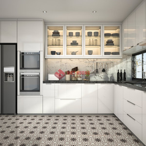 Baldosa de Cemento de 190x190 mm para Exteriores, Diseño Moderno - Product Image 1