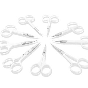 Ciseaux à cuticules incurvés en acier inoxydable de qualité supérieure pointe pointue manucure de précision et ciseaux de coupe des sourcils - Product Image 3