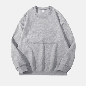 Sweat-shirt à col rond personnalisé à manches longues Vêtements pour hommes Couleur unie Mode M-5XL Grande taille 320G Sweat-shirts et sweats à capuche pour hommes - Product Image 1