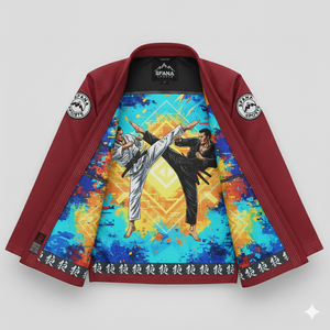 Kimono BJJ Unisexe Personnalisé 100% Coton 400g Impression Numérique Service OEM Vêtement d'Entraînement Durable et Ajusté Haute Qualité - Product Image 5