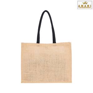 Bolsa de Yute Ecológica y Duradera, Bolsa de Compras Reutilizable Natural para Regalos y Eventos - Product Image 4