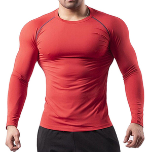 Chemises de compression légères en maille, design uni, coupe régulière pour l'entraînement et les activités de plein air, écologiques, confort amélioré - Product Image 1