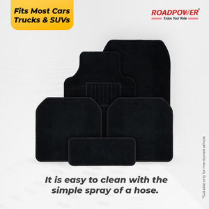 ROADPOWER (RP-MAT-104) Ensemble de tapis de sol universels pour voiture de qualité supérieure, 5 pièces, antidérapants, résistants aux intempéries, nettoyage facile avec spray - Product Image 4
