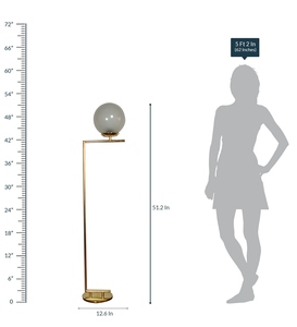 Lampe sur pied fantaisie en tissu marron de luxe avec base en métal, OEM ODM, faible MOQ, prix d'usine, vente en gros, approvisionnement en vrac - Product Image 2