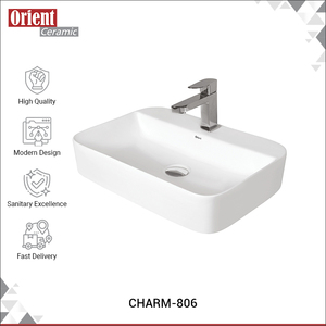 Indian Exporter Selling Top Quality Home Hotel Usage Luxurious Bathroom Usage Premium Ceramic <b>Table</b> Top Hand Wash Basin Sink - Product Image 2