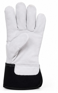 Gants MUBASHAR PRO GRIP en cuir international antidérapants, résistants à la chaleur, durables, respirants, avec manchette renforcée, personnalisables - Product Image 2