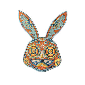 High Quality Custom 3D Embroidery Patches Colorful Cartoon <b>Animal</b> Design Iron On Sew On Badge for Clothing Hats Bags Streetwear - Product Image 6