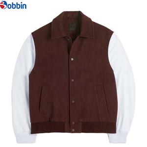 Chaqueta universitaria de béisbol para hombre, diseño especial de invierno, corte regular, color personalizado, con bordado personalizado. - Product Image 2