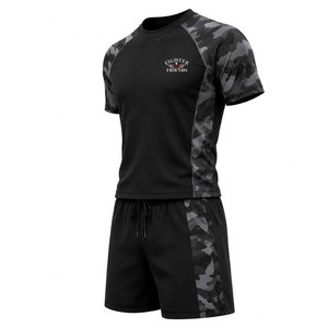 Conjunto Deportivo para Pedidos Personalizados al por Mayor, Conjunto Premium Sin Gi, Ropa de Entrenamiento de Tela Elástica, Ligera y Transpirable FIGHTER - Product Image 4