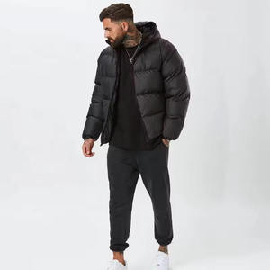 Fully Customized <b>Men's</b> Waterproof <b>Canvas</b> Puffer <b>Jackets</b> Polyester Wadding Filled Winter DDP Shipping - Product Image 5