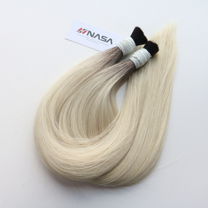 <b>Top</b> Trending 100g Bulk Natural Straight Human Hair Extensions Super Double Drawn Silky and No Shedding - Product Image 1