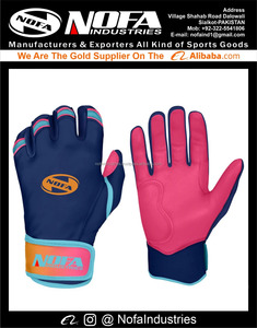 Gants de frappeur de softball et de baseball personnalisables de haute qualité Équipement de haute qualité super doux avec options de taille et de couleur - Product Image 3