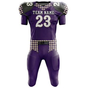 Équipement d'entraînement de football américain en cuir PU, taille officielle américaine, manches courtes - Product Image 2