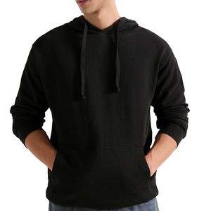 Custom Pullover Hoodie Men Heavyweight Cotton Fleece Sweatshirt OEM ODM Streetwear Apparel Manufacturer Supplier - Product Image 5