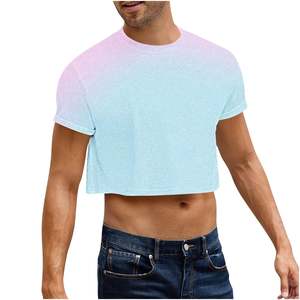 T-shirt court pour homme en coton, style streetwear, coupe oversize, décontracté, manches courtes, hip-hop, haut d'été respirant, coupe ample, mode, PremiumTee - Product Image 3