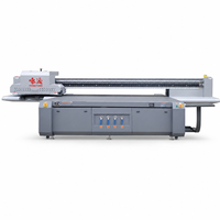 Printer UV Flatbed Baru 2513 untuk Mesin Inkjet UV LED 720x2880 DPI Otomatis untuk Kaca Kayu Akrilik Lembaran Logam Industri