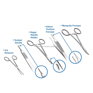 Kit d'entraînement à la suture pour étudiants en médecine, infirmières et vétérinaires, certifié CE ISO, outils en acier inoxydable OEM ODM - Product Image 2