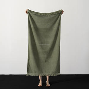 Terry back Peshtemal Toalla de playa Venta al por mayor Terry-back Collection Toalla de baño 100% Algodón Baño turco Lavado a piedra - Product Image 3