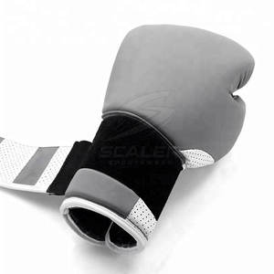 Gants de boxe en cuir imperméables avec rembourrage renforcé, sangle de poignet réglable, fermeture auto-agrippante pour l'entraînement, le sparring et le MMA - Product Image 5