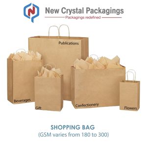 Bolsa de Papel para Compras con Impresión de Marca Personalizada, Gran Capacidad, Asa Retorcida Resistente para Comercio Diario - Product Image 3