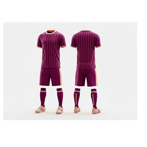 Maillot et short de football personnalisés par sublimation – Tenue d'équipe |   Tailles pour hommes, femmes et jeunes |   Vêtements de sport légers et à séchage rapide - Product Image 6