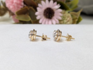 Lurba Jewels S925 Sterling <b>Silver</b> Rhodium Plated Oval Cut <b>Stud</b> <b>Earrings</b> 3.5Carat Moissanite Women's Trendy Third Party Certified - Product Image 4