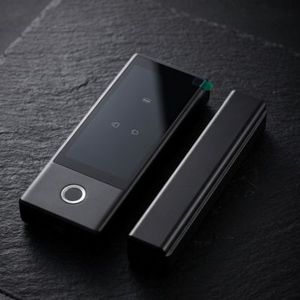 Fox Domotics FDHL-A9-B-BLE <b>Bluetooth</b> Glass Door Lock with Fingerprint, TTLock App, RFID & Doorbell Function - Product Image 3