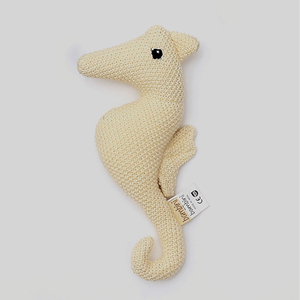 100% Handmade Cotton Knitted Soft Seahorse Plush Toy for <b>Kids</b> Cushion & <b>Sofa</b> - Product Image 4