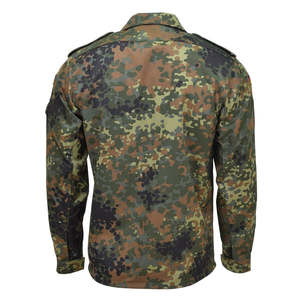 เสื้อเชิ้ตแขนยาวลายพรางแบบเยอรมันสำหรับทุกเพศ ปิดกระดุม ระบายอากาศได้ดี ผลิตจากผ้าโพลีเอสเตอร์ทอแบบริปสต็อป สำหรับใส่เป็นทางการ ABALD - Product Image 3